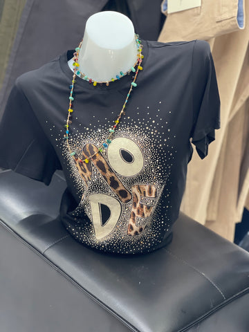Black Heart Love Graphic T-Shirt for Women | JJays Clothing