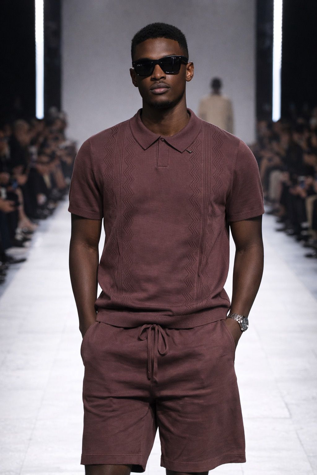 Men’s   Knit Polo & Shorts Set