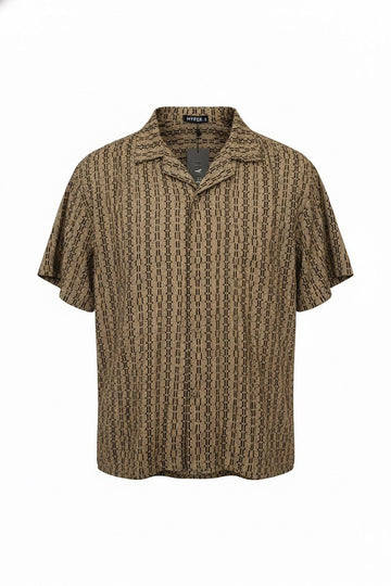 Men’s Patterned Short Sleeve Shirt
