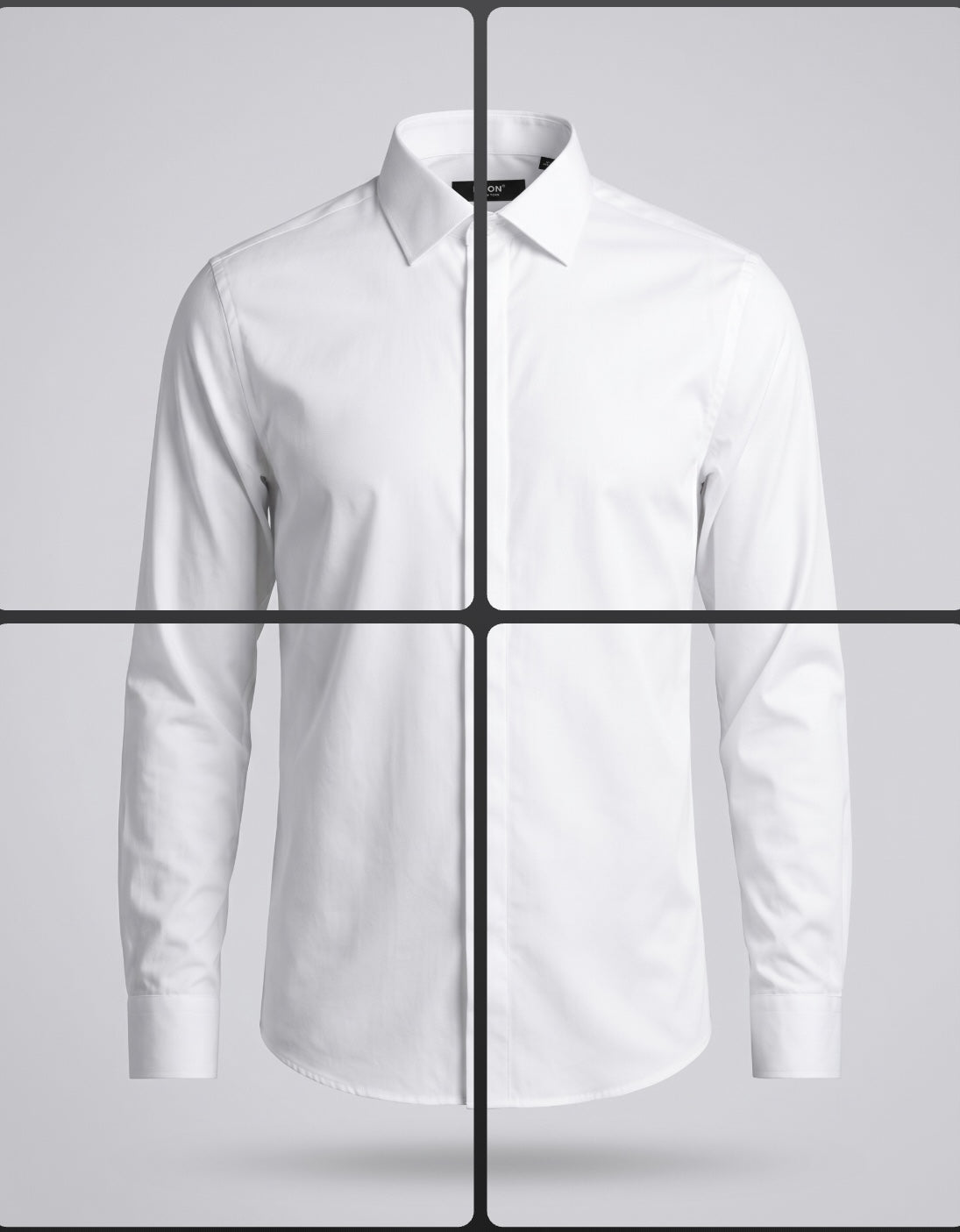 Men Shirt Clean, crisp, and classic 🤍 A timeless white shirt that never fails—perfect for sharp meetings, formal nights, or effortless everyday style.  Hashtags: