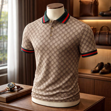 Men’s Designer Pattern Polo Shirt | JJays Clothing